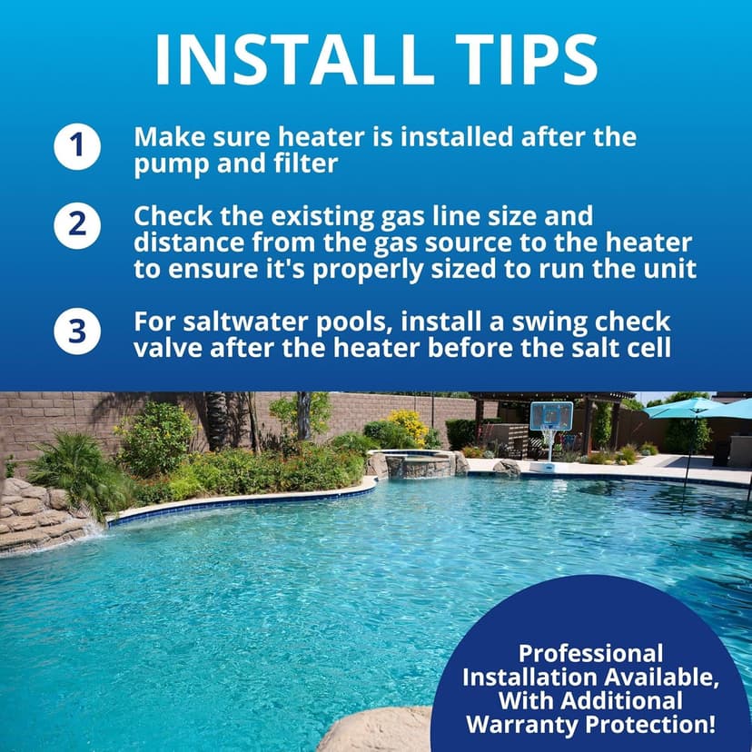 Raypak 406,000 BTU Digital Electronic Ignition Propane Pool Heater