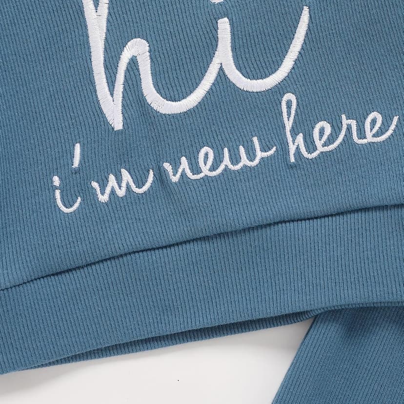 Hat Long Shirt Long Pants Outfits Set Newborn Set Baby Boys Girls New Baby Cotton Coming Home Clothes Outfits B0HBQGWX2J