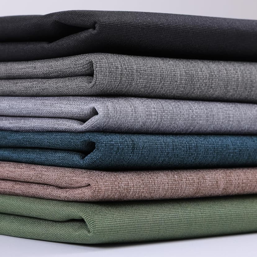 Foreate 600D Waterproof Canvas Fabric by The Yard 58” W Outdoor Upholstery Fabric for Chairs Indoor Polyester Material Patio Cushion Furniture Cover DIY Sewing, 1 Yard Light Grey