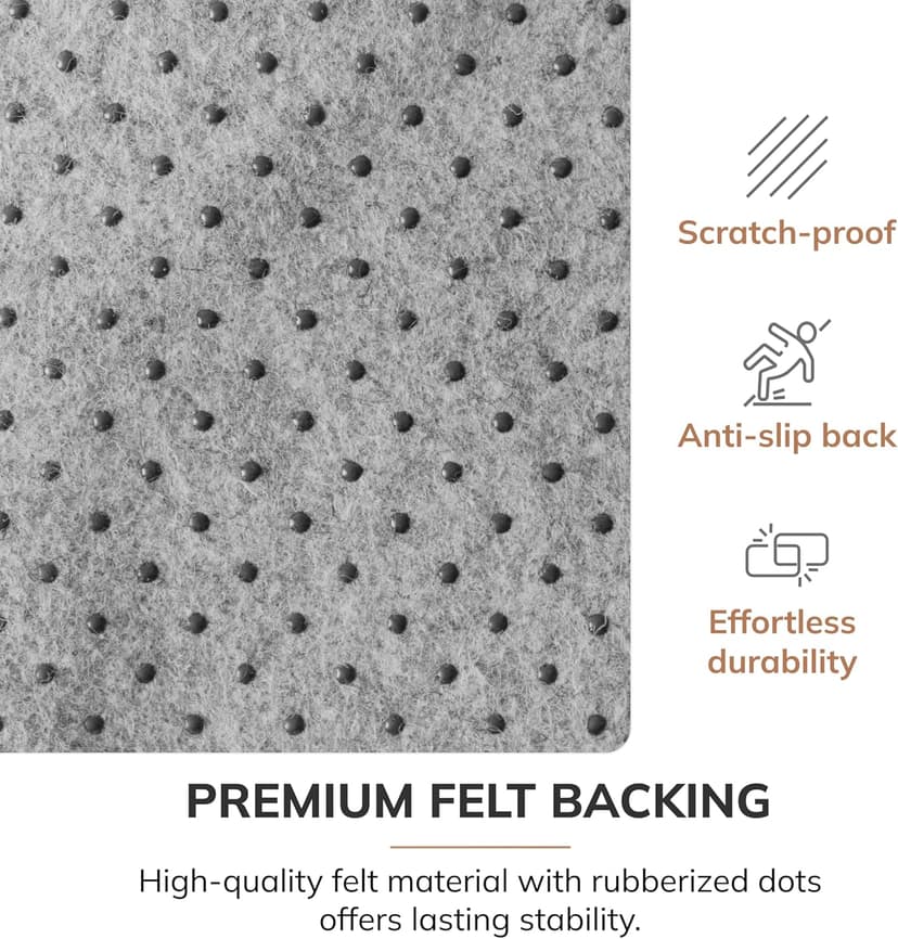 Anji Mountain Rug'd Office Chair Mat for Carpet & Hardwood Floor - Jacquard Woven, Anti-Slip Backing, Low Pile, Floor Protector Desk Chair Mat, Office Rugs for Rolling Chairs (Tamanrasset - 36" x 48")