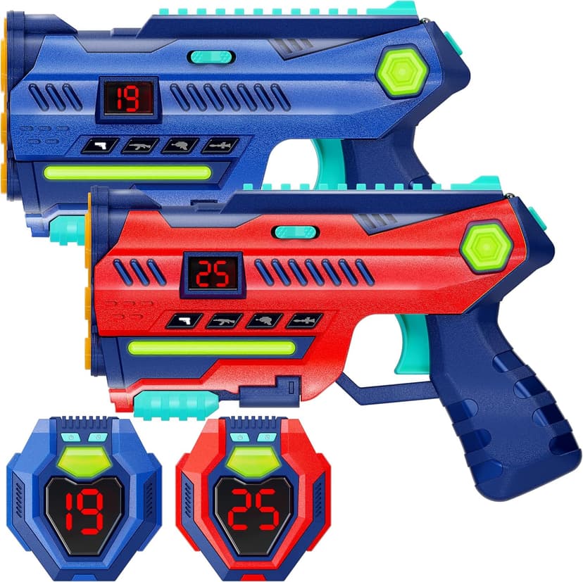 Toys for Boys Ages 8-12 Years - Teens Boys Toys Age 8-10 Years Gift - Lazer Tag Guns & Vests Laser Tag Set of 2 - Gifts for 8 9 10 11 12 13 Year Old Boy Gifts Birthday B0FQ7BKVF1