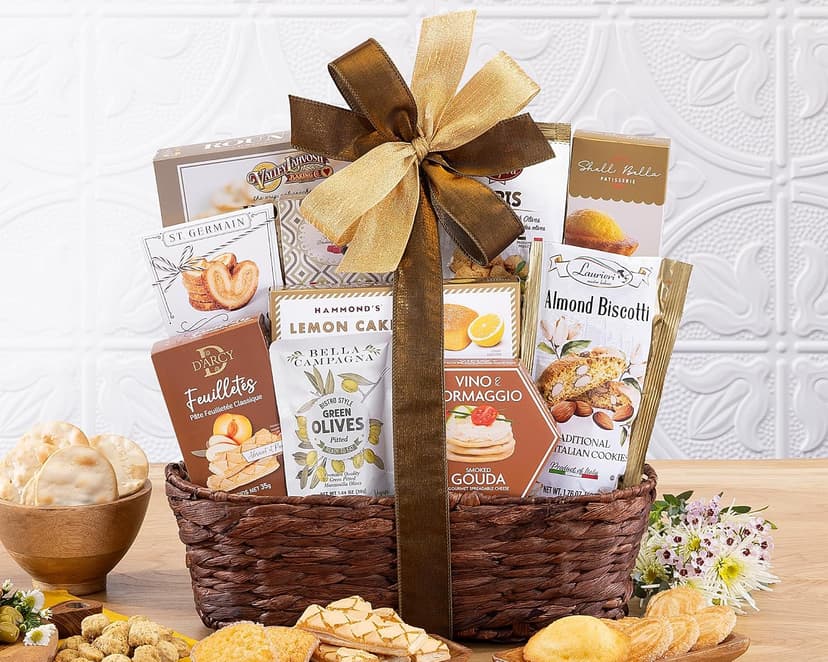 Wine Country Gift Baskets The Bon Appetit Gourmet Gift Basket Gift for Families College Students Appreciation Thank You Congratulations Get Well Soon Care Package