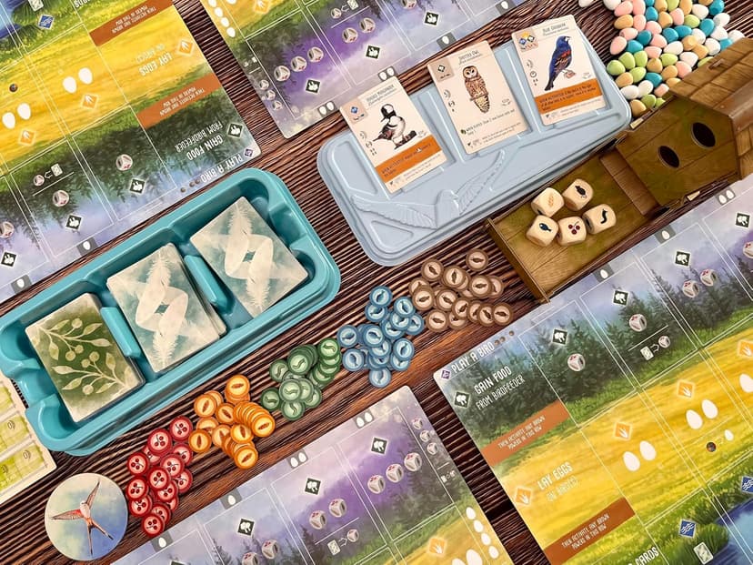 Stonemaier Games: Wingspan (Base Game) by Elizabeth Hargrave | A Relaxing, Award-Winning Strategy Board Game About Collecting Birds for Adults and Family | 1-5 Players, 70 Mins