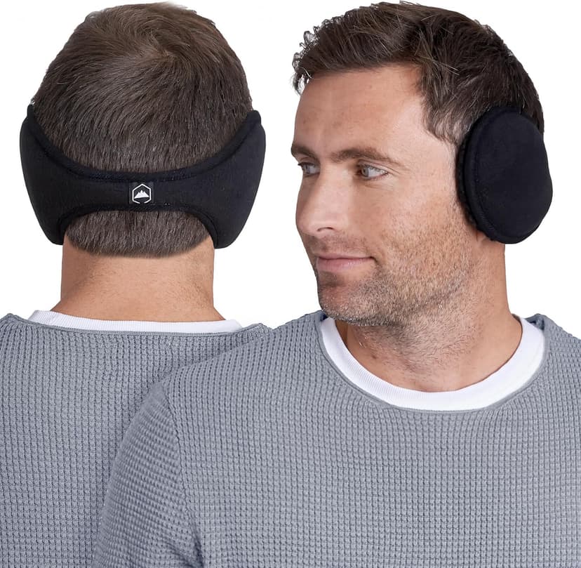 Tough Headwear Tough Headwear Warm Winter Ear Muffs For Men Women, Earmuffs Behind the Head, Fleece Ear Warmers, Ear Covers for Cold Weather