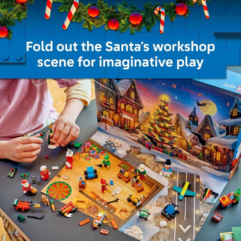 Christmas Advent Calendar for Kids, Building Toy, Boys & Girls, Ages 5+, Holiday Family Activity, 6 Minifigures, 252 pieces LEGO City Advent Calendar 2026 60510 B0G5QJP2BW