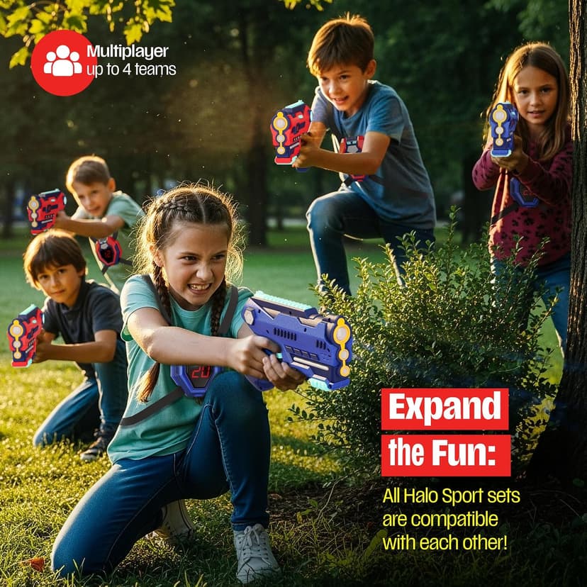 Toys for Boys Ages 8-12 Years - Teens Boys Toys Age 8-10 Years Gift - Lazer Tag Guns & Vests Laser Tag Set of 2 - Gifts for 8 9 10 11 12 13 Year Old Boy Gifts Birthday B0FQ7BKVF1