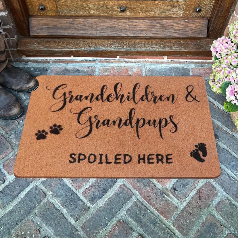 Grandma Gifts,Christmas Nana Gifts for Grandma,Gifts for Grandparents,Grandpa Gifts Birthday Gifts,Gigi Grandma Gifts from Granddaughter Grandchildren Grandson Grankids,Doormats Home Decor