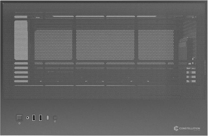 Antec C8 Wood, Fans not Included, Wooden Front Panel, Dual-Chamber Layout, Type-C, 360mm Radiator Support, Seamless TG Front & Side Panels, RTX 40 Compatible, Full-Tower E-ATX PC Case