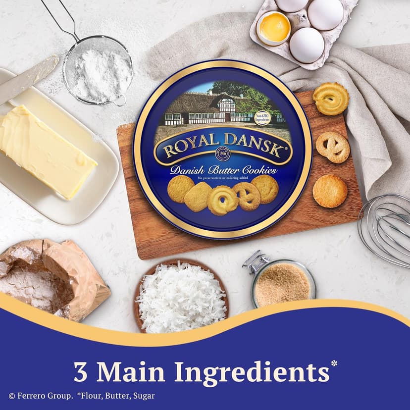 Royal Dansk Danish Cookie Selection, No Preservatives or Coloring Added, 12 Oz. (Pack of 1)