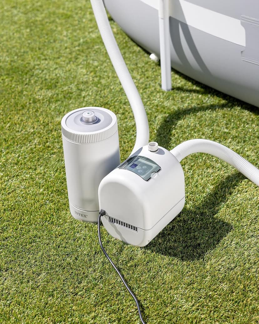 INTEX C2500 Krystal Clear Cartridge Filter Pump for Above Ground Pools: 2500 GPH Pump Flow Rate – Improved Circulation and Filtration – Easy Installation – Improved Water Clarity – Easy-to-Clean