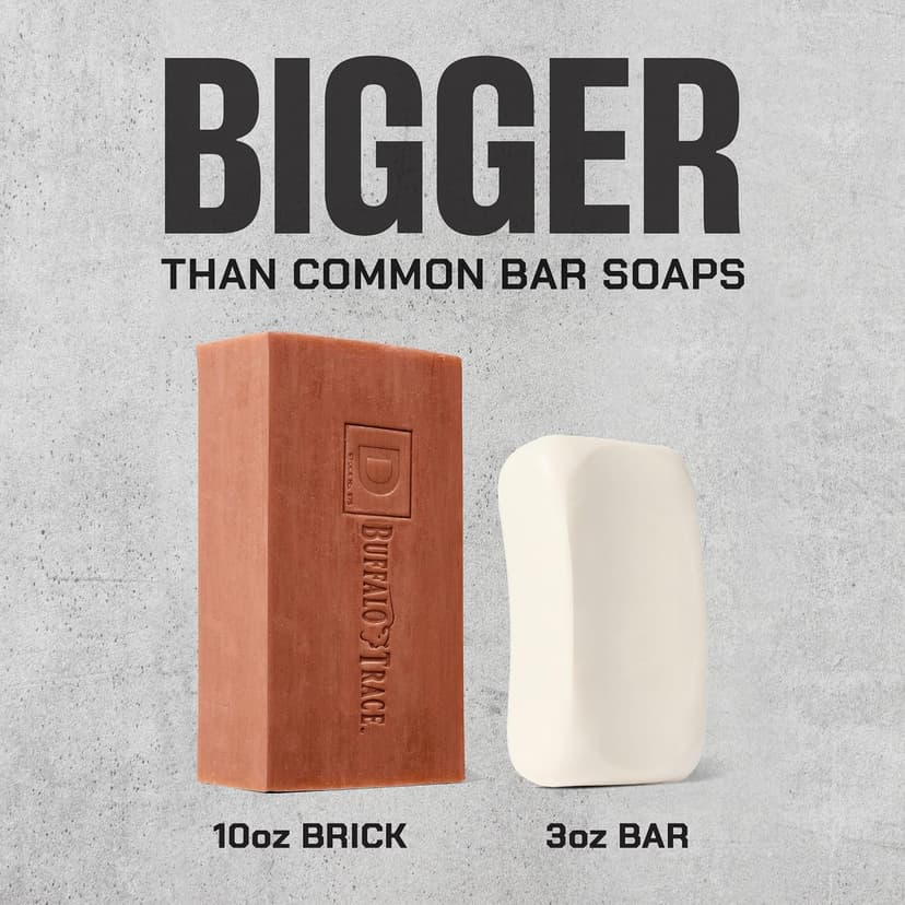 Duke Cannon Supply Co. Extra Large Bar Soap - Men's Natural Bar Soap With A Masculine Scent - Big American Bourbon Scented - All Skin Types - Hydrating Big Brick of Soap - Bourbon,10 oz B0DVMHBV8Q