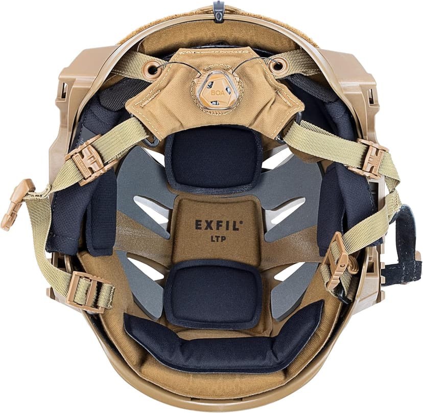 Team Wendy EXFIL LTP Lightweight Tactical Bump Helmet | Mounts for Night Vision & Accessories | Whitewater Impact Protection | Adjustable for Comfort | Airsoft Helmet