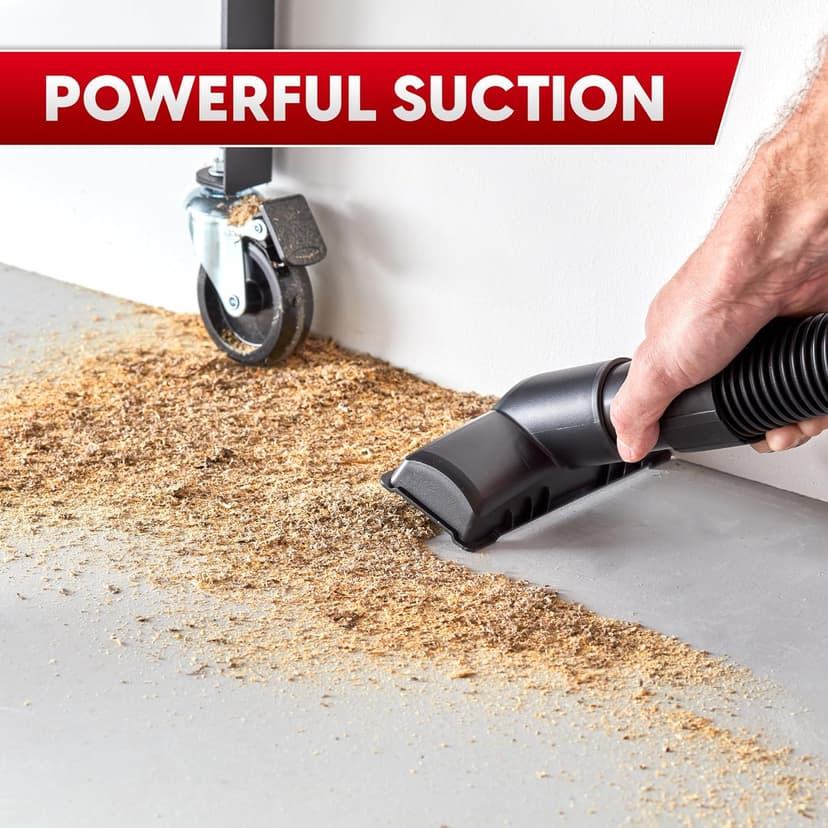 Vacmaster 5-Gallon* 5 Peak HP† Remote Control Wall Mount Wet/Dry Vac – VWMB508 1101