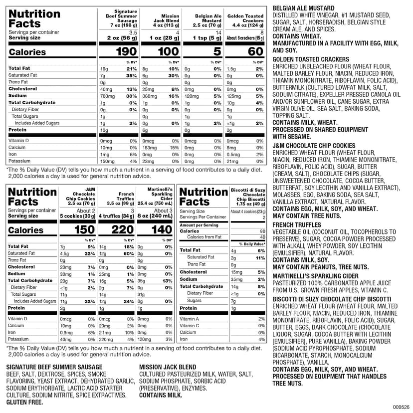California Delicious Golden State Gourmet Foods Gift Basket, 8 pound B013I733XW
