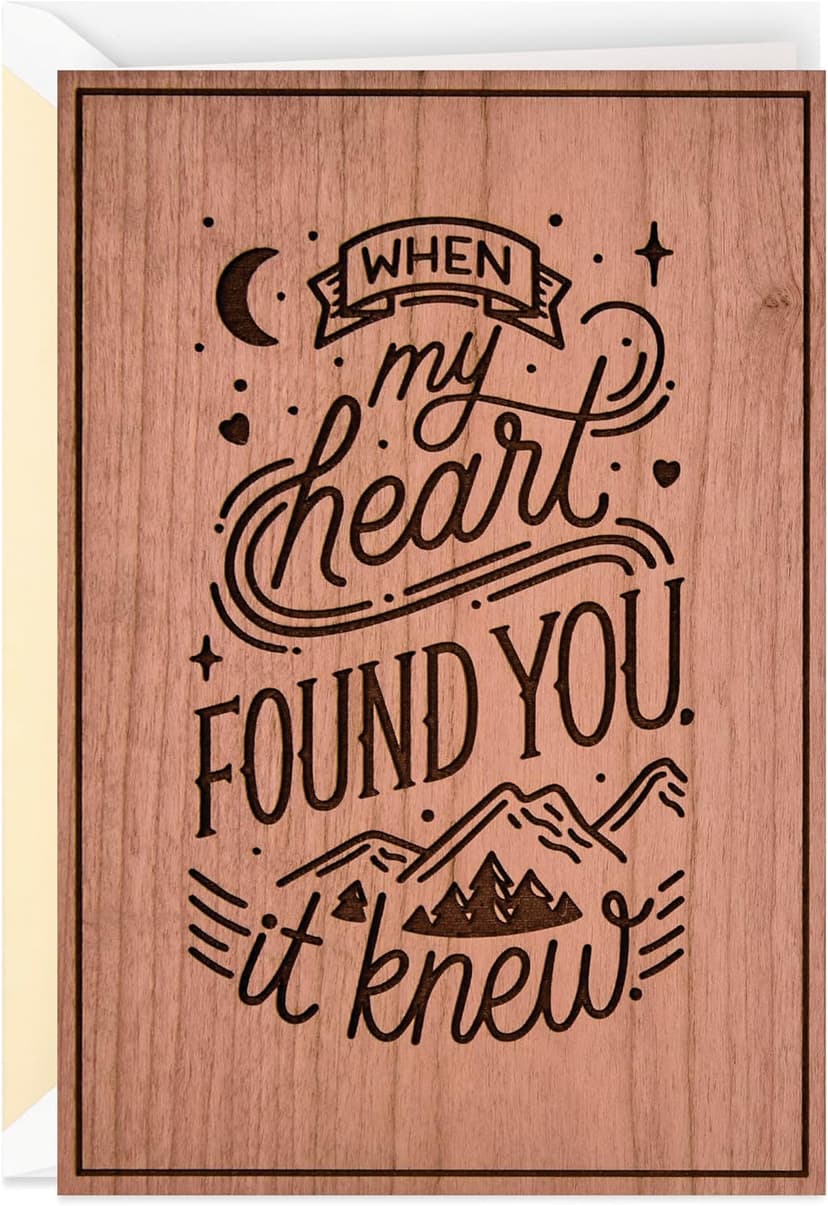 Hallmark Signature Wood Anniversary Card (Where We've Been, Where We're Going)