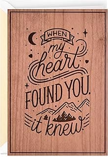 Hallmark Signature Wood Anniversary Card (Where We've Been, Where We're Going)