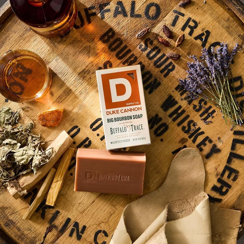 Duke Cannon Supply Co. Extra Large Bar Soap - Men's Natural Bar Soap With A Masculine Scent - Big American Bourbon Scented - All Skin Types - Hydrating Big Brick of Soap - Bourbon,10 oz B0DVMHBV8Q
