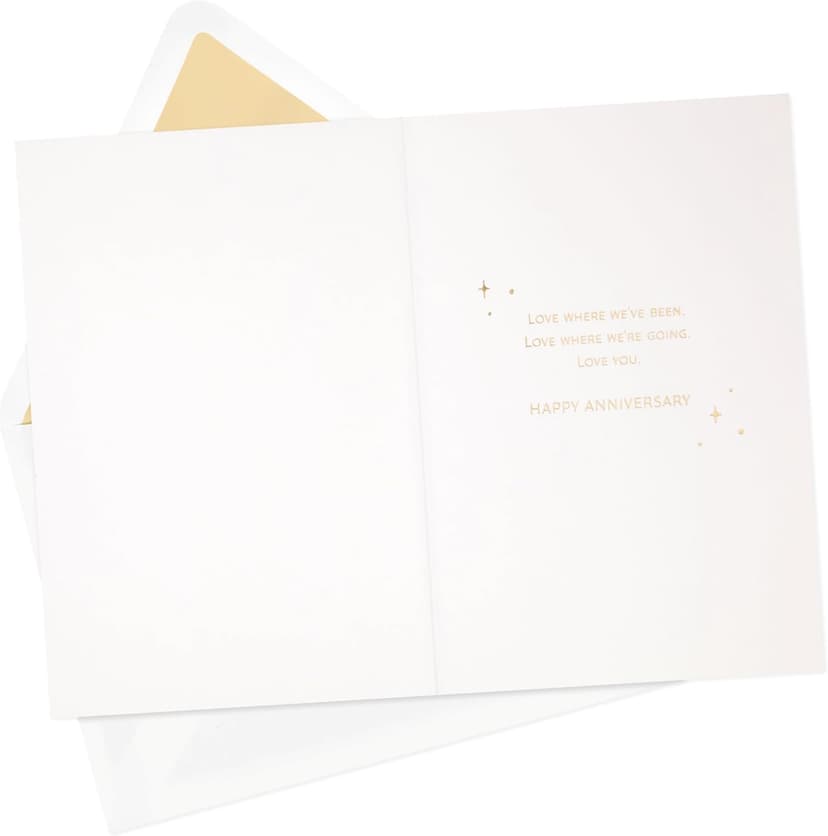 Hallmark Signature Wood Anniversary Card (Where We've Been, Where We're Going)