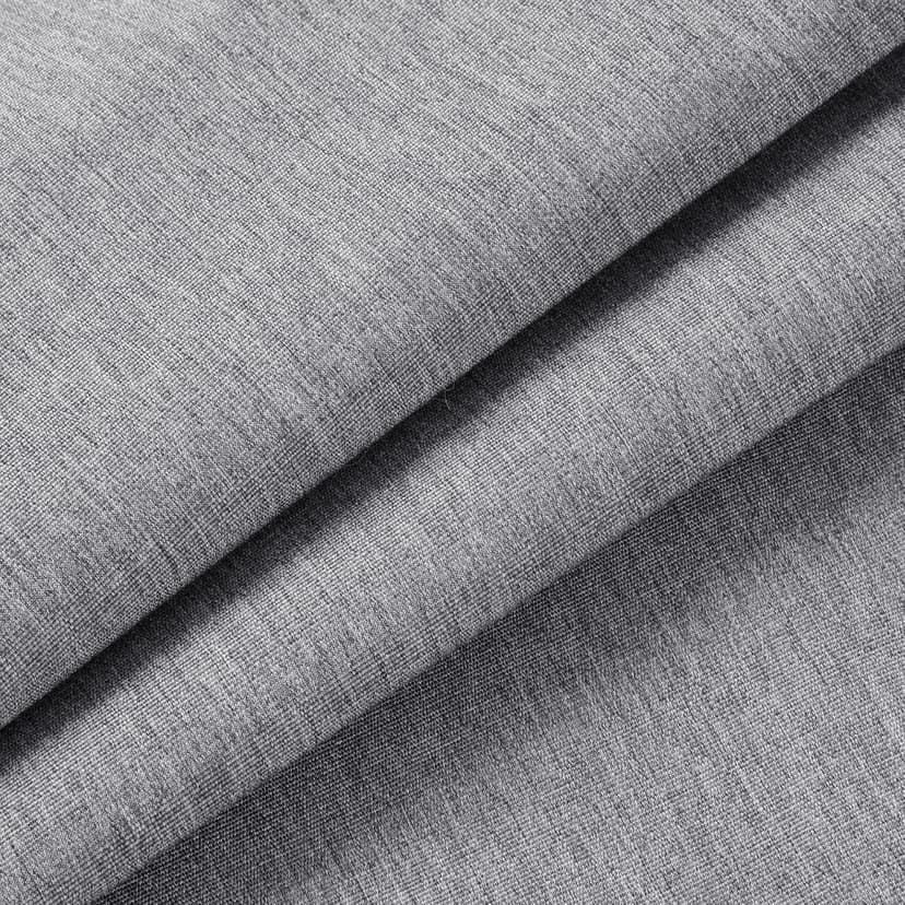 Foreate 600D Waterproof Canvas Fabric by The Yard 58” W Outdoor Upholstery Fabric for Chairs Indoor Polyester Material Patio Cushion Furniture Cover DIY Sewing, 1 Yard Light Grey