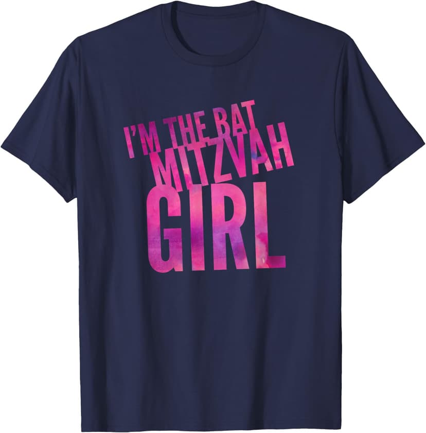 I'm The Bat Mitzvah Girl! Gift for Jewish Girl Bat Mitzvah T-Shirt B07KXNPSY9