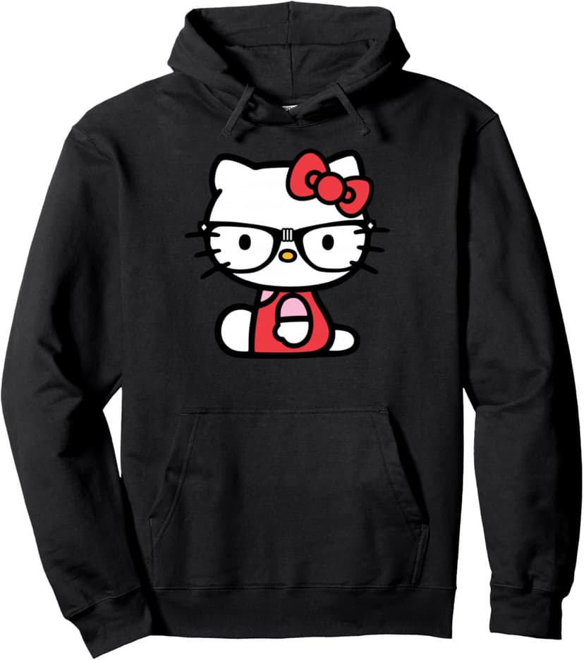 Hello Kitty Nerd Glasses Pullover Hoodie