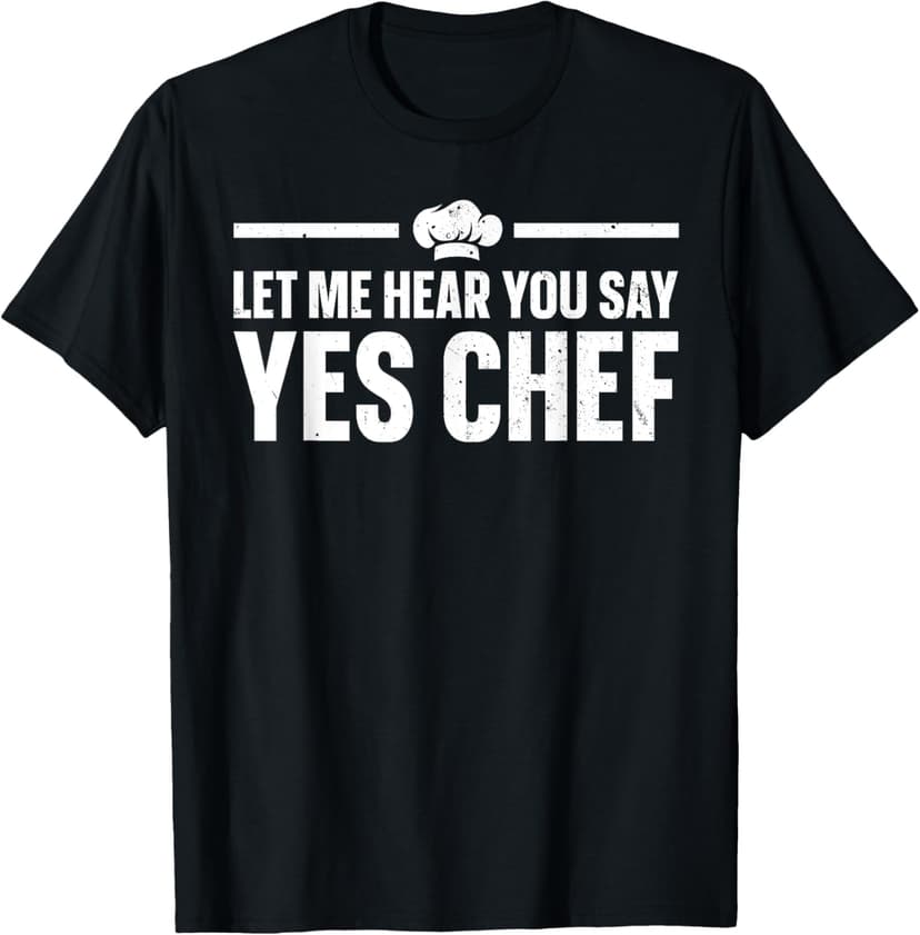 Funny Chef Design For Men Women Kids Culinary Cook Home Chef T-Shirt
