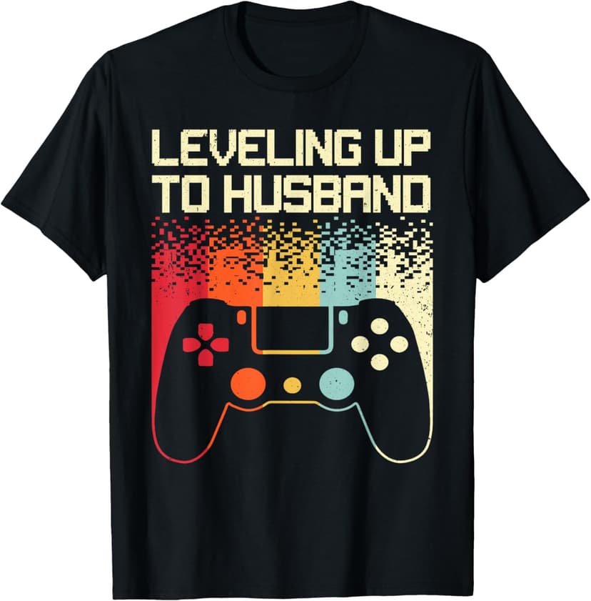 Cool Future Husband For Men Boys Groom To Be Bachelor Gamer T-Shirt