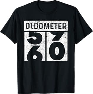 Oldometer Odometer Funny 60th Birthday Gift 60 yrs Old Joke T-Shirt