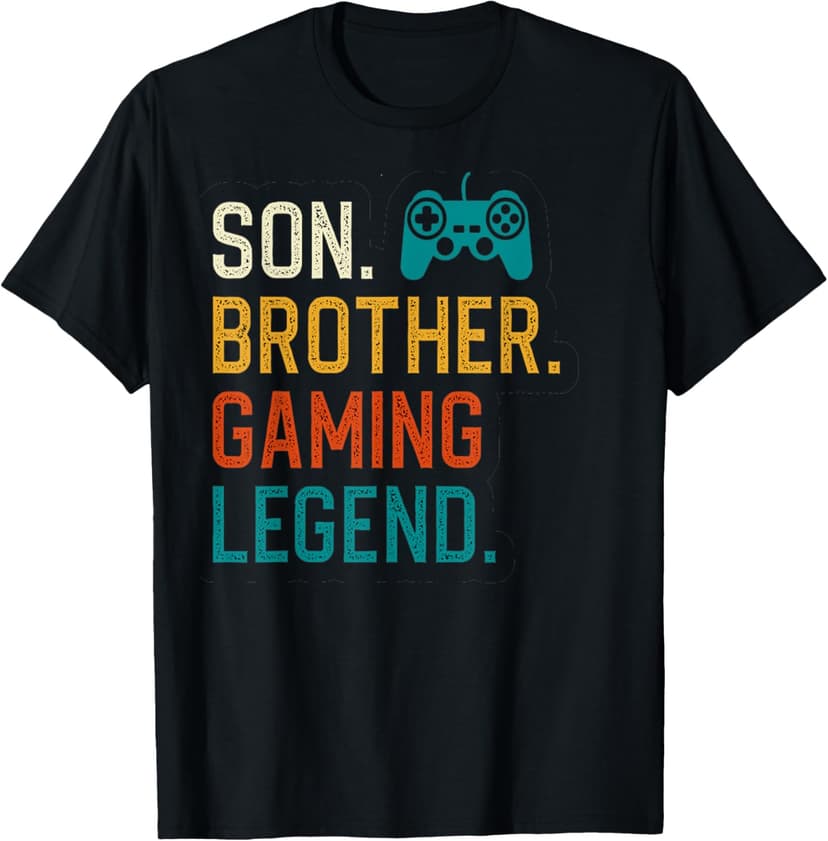 Gaming Gifts For Teenage Boys 8-12 Year Old Christmas Gamer T-Shirt