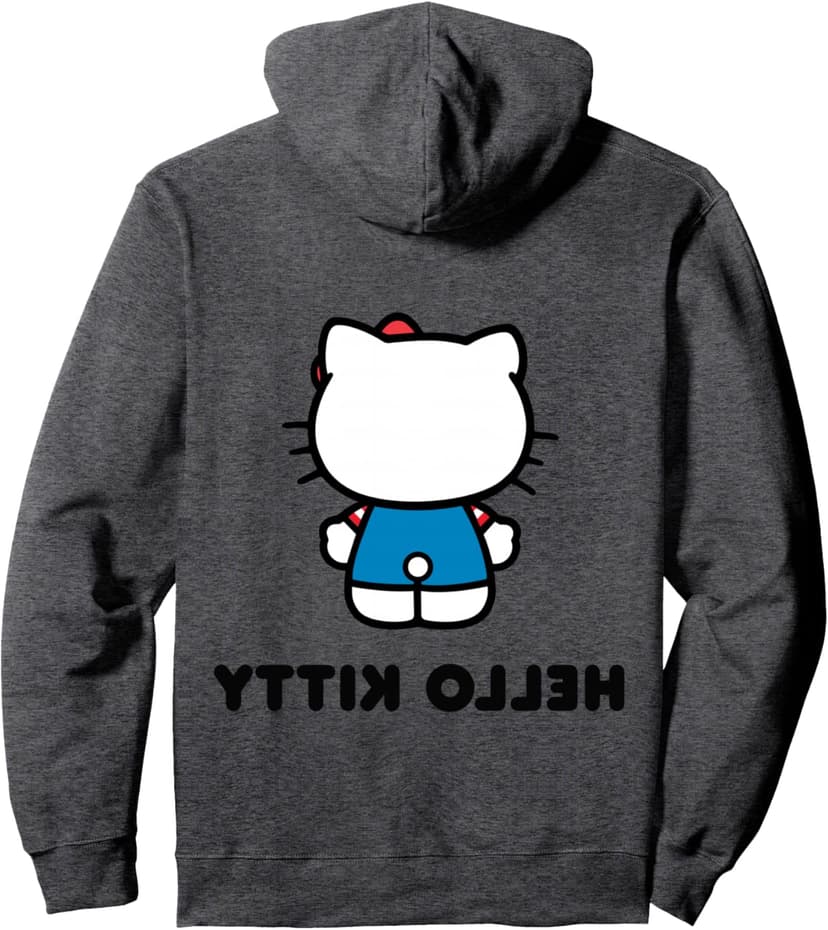 Hello Kitty Character Front and Back Pullover Hoodie