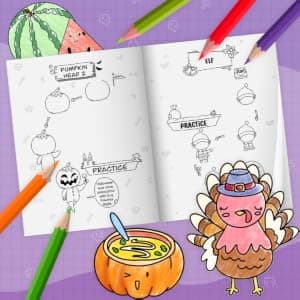 How To Draw 101 Things For Kids: Simple And Easy Drawing Book With Animals, Plants, Sports, Foods,...Everythings B09JBQBN5D