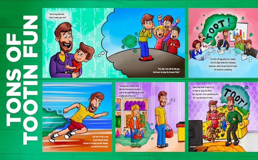 My Dad Loves to Toot: A Hilarious Rhyming Story Book About Farting For Fathers to Enjoy With Their Kids