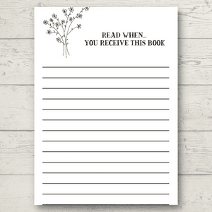 Read When...Handwritten Letters From Me To My Best Friend: I Wrote A Book About You And Things You Need To Know; Friendship Gift To Fill In