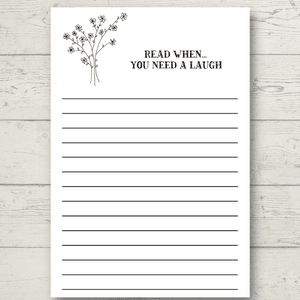 Read When...Handwritten Letters From Me To My Best Friend: I Wrote A Book About You And Things You Need To Know; Friendship Gift To Fill In