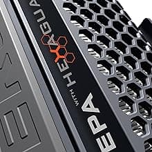 Hoover Commercial HushTone 13-Inch 2-Speed Upright Vacuum Cleaner with IntelliBelt, Quiet Bagged HEPA Filtered Professional Rated, 40-Foot Long Cord, CH54113, Gray/Orange