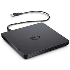 Dell USB Slim DVD +/- RW Drive DW316 - Plug and Play, 8 Watt Power Consumption, Windows 11 or below - Black