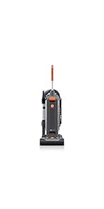 Hoover Commercial HushTone Upright Vacuum Cleaner, 15 inches with Intellibelt, for Carpet and Hard Floors, CH54115, Gray