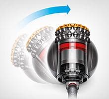 Dyson Big Ball Multi Floor Canister Vacuum, Yellow