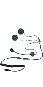 iMC Motorcom HS-H110P Full-Face Helmet Headset for 7 Pin Harley Davidson Audio Systems