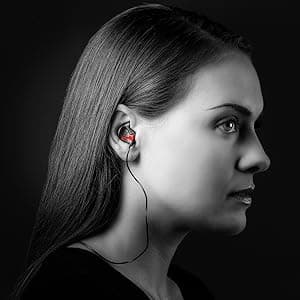 SureFire EP4 Sonic Defenders Plus filtered Earplugs, triple flanged design, reusable, Black, Medium