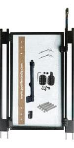 Pool Fence DIY by Life Saver Fencing Section Kit, 4 x 12-Feet, Brown