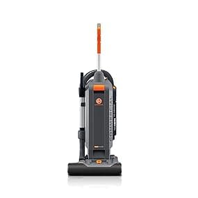 Hoover Commercial HushTone Upright Vacuum Cleaner, 15 inches with Intellibelt, for Carpet and Hard Floors, CH54115, Gray