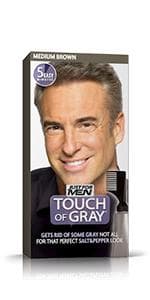 Just for Men Mustache & Beard, Beard Dye for Men with Brush Included, With Keratin Biotin Aloe and Coconut Oil for Healthy Facial Hair - Dark Brown, M-45, Pack of 3 (Packaging May Vary)