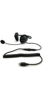 iMC Motorcom HS-H110P Full-Face Helmet Headset for 7 Pin Harley Davidson Audio Systems