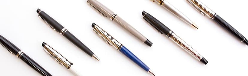 Waterman Expert Fountain Pen Gloss Black with 23k Gold Trim Fine Nib Gift Box