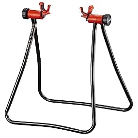 Ibera Easy Utility Bike Stand for 20"-29" - Adjustable & Foldable Bicycle Stand for Storage & Repair - Floor-Mounted & Scratch-Free Alloy Steel Rack - ideal Bicycle Storage for Indoor Garage