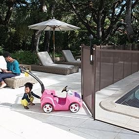 Pool Fence DIY by Life Saver Fencing Section Kit, 4 x 12-Feet, Black