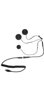 iMC Motorcom HS-H110P Full-Face Helmet Headset for 7 Pin Harley Davidson Audio Systems