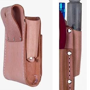 CLC Custom Leathercraft 700 Tool Pouch, Heavy Duty, 5-Pocket, Tan