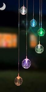 Hummingbird Solar Chimes,Unique Birthday Gifts for Women/Mom/Grandma,Best Idears Grardening B07TLHZJ31